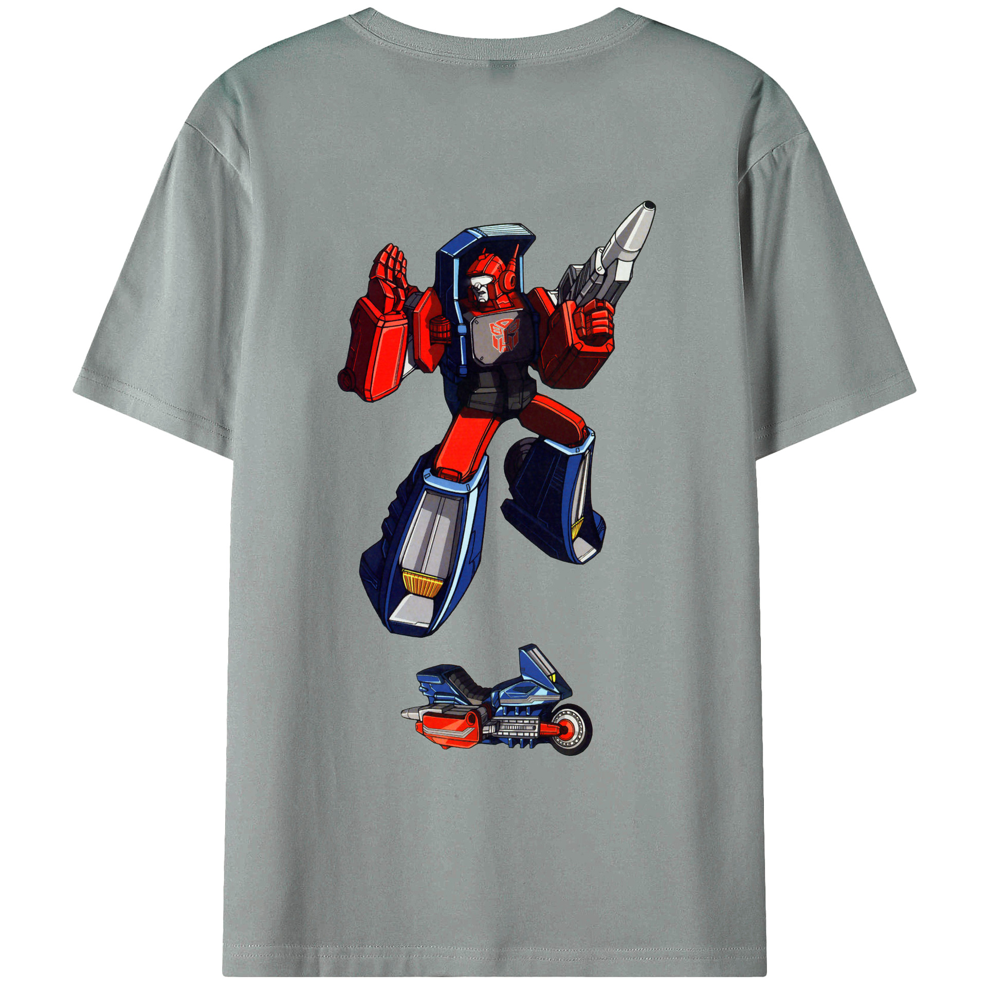 （画像用）  綿100％ メンズ半袖Tシャツ（バックプリント） 通気性